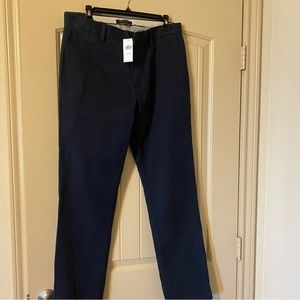 NWT. BR. Men pants. Dark Blue. Strait. 32x32.